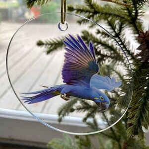 Macaw Christmas ornament Double Sided